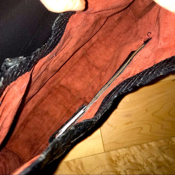 Gorgeous Nancy Gonzalez genuine crocodile alligator 🐊 handbag braided handle - Picture 6 of 10